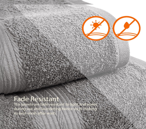 Juego de 6 Toallas de Algodón – Transpirables, de Secado Rápido, 500 GSM – OEM/ODM con Logotipo - Product Image 4