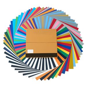 Pacco 80 di trasferimento di calore vinile facile taglio 12X12 colori assortiti fascio di ferro per t-shirt varie macchine per il taglio di stoffa - Product Image 1