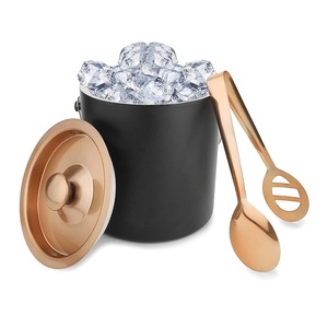 Best Selling Copper Ice Bucket With Handle Metal Beverage Cooler Classic Industrial Design Party Use Rust Resistant - Product Image 2
