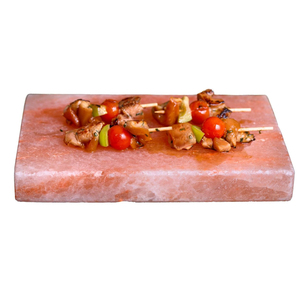 Best Carved Eco-Friendly Himalayan <b>Pink</b> Rock Salt Bricks Plate BBQ Cooking Slab Premium Export Iron/Stainless Steel Holder Home - Product Image 5