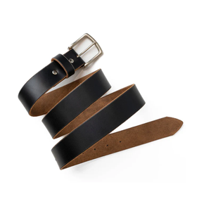 High Quality Genuine Leather Ratchet Belt for Men Custom Logo Buckle Western Casual Style Low Price From Pakistan - Product Image 3