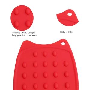 Tapis de repose-fer à repasser en silicone de qualité supérieure, antidérapant et résistant à la chaleur, pour planche à repasser, usage polyvalent, plusieurs couleurs - Product Image 4