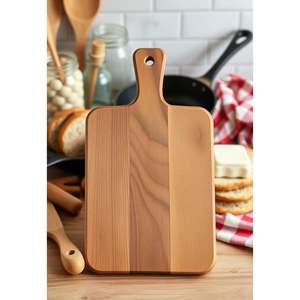 Planche de cuisine en bois d'acacia durable et élégante, outil spécialisé pour couper les légumes, les fruits et les aliments - Product Image 1