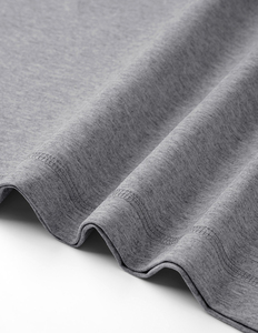 T-shirts noirs personnalisés pour hommes, manches courtes, col rond, 100 % coton peigné, logo frontal, style formel, coupe ample, anti-boulochage, été - Product Image 3