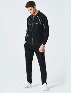 Conjunto de chándal informal personalizado de alta calidad para hombre, chándal de manga larga con cremallera completa para correr, ropa deportiva de invierno de talla grande - Product Image 6