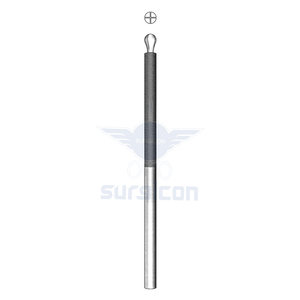 Portacuchillas Beaver de 13 cm / 5-1/8 Pulgadas, Mango de Acero Inoxidable Reutilizable para Cuchillas Microquirúrgicas, para Cirugía Oftalmológica, ORL y Plástica - Product Image 1
