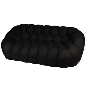 New Black Design Sofa Bubble Sofa Modern Living Room Furniture Colorful Italian Fabric Bubble Sofa