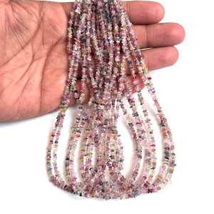 AAA Natural <b>Disco</b> Sapphire Nugget Beads 3mm Uncut Sapphire Chips Beads 16 Inch Strand Candy Sapphire Gemstone Beads For Jewelry - Product Image 2