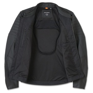 Chaqueta de Cuero para Motociclistas con Gráfico de Calavera Willie G - Product Image 3