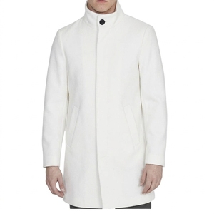 Veste longue matelassée légère pour homme, col montant, poches zippées, vêtement décontracté pour l'extérieur - Product Image 6