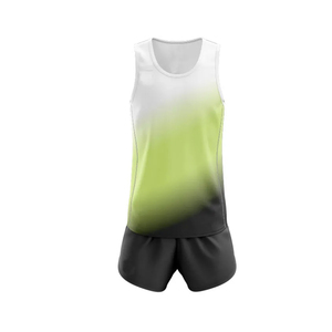 Traje de Atletismo Profesional Sublimado, 100% Poliéster, Uniforme de Verano, Transpirable, de Secado Rápido, Sin Mangas, Personalizable para Equipos - Product Image 2