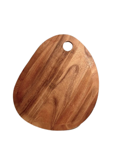 Wooden Chopping <b>Block</b> Rectangle <b>Shape</b> With Handle Natural Wood Kitchen Cutting Board Double Sided - Product Image 5