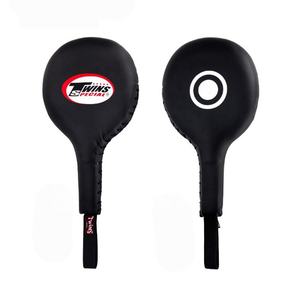 Genuine Leather High-End Boxing Punching Paddle Wholesale Boxing Training Twins Kicking Paddle Custom Logo Kickboxing Paddles - Product Image 1