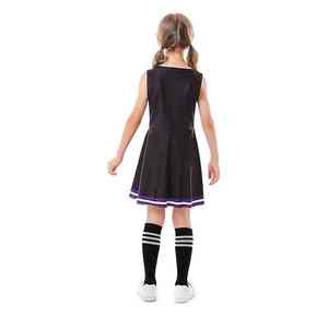Tenue de style professionnel pour enfants, ensemble de performance en tissu de haute qualité, vêtements de danse pour filles, uniforme de cheerleading pour enfants, idéal pour l'école et le sport - Product Image 4