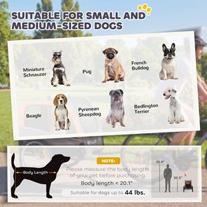 Rimorchio per Bicicletta per Cani a Sgancio Rapido, Carrello per Animali Domestici con Riflettori, Bandiera e Guinzaglio di Sicurezza, 2 Ingressi - Product Image 5