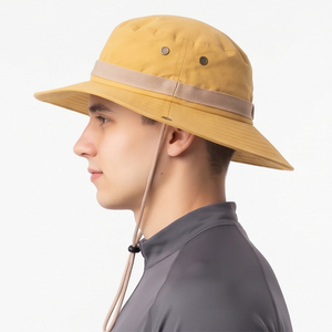 Sombrero para el Sol con Protección UV, Ala Ancha, Estilo Boonie, para Hombres y Mujeres, Ideal para Senderismo, Camping, Playa, Unisex - Product Image 4