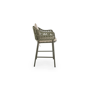 Ensemble de table de bar de jardin élégant VINO avec sièges en osier modernes, confortables et durables pour une utilisation hôtelière - Product Image 2