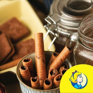 Tốt nhất bán theo mùa tin bánh quy julie's Thư Tình kem đầy ngọt ngào sô cô la giòn trứng Wafer CuộN 700g xuất khẩu - Product Image 3