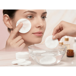 AL ASR Round Cotton Facial Pads Soft Disposable Custom Logo Makeup Remover Absorbent Cleansing Tissues for Skincare Cosmetics - Product Image 1