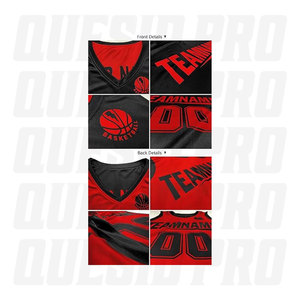 Maillot de basket-ball d'équipe, vêtements de sport, sublimation, logo OEM, numéro brodé, maillot personnalisé pour hommes, fournisseur direct d'usine de vêtements de sport - Product Image 3