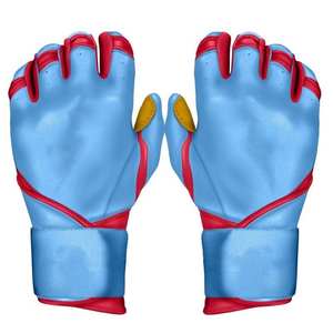 Gants de frappeur de baseball/softball pour droitiers, qualité supérieure, couleur personnalisée, respirants, avec poignet étendu, directement de l'usine - Product Image 4