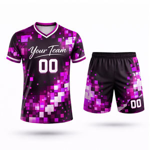 Vêtements pour hommes en polyester respirant, imprimés par sublimation, écologiques, avec logo personnalisé, grandes tailles, pour l'été, vente en gros - Product Image 6