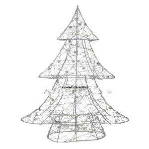 Elegantes Adornos Metálicos para Árbol de Navidad, Decoración para Sala de Estar, Estilo Moderno para el Hogar y Adorno Decorativo Festivo de Temporada - Product Image 3