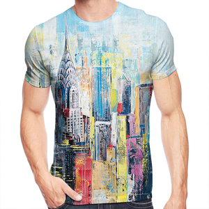 เสื้อเชิ้ตเดรสผู้ชายดีไซน์เนอร์ประจำฤดูร้อนปี 2025 แฟชั่นใหม่ พิมพ์ลายทั่วตัว คอกลม ผ้าถัก พิมพ์ลายดิจิทัล - Product Image 6