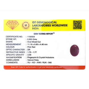 Natural African Ruby 4.3 Carat Certified Wholesale Gemstone - Product Image 4