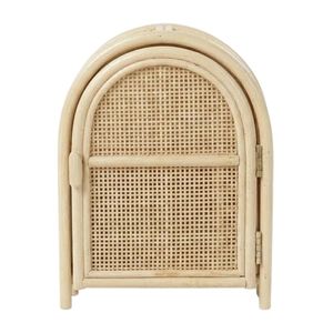 Meilleures ventes : Meuble de rangement pour poupées en rotin tressé à la main avec échelle, unité de rangement pour jouets, mobilier de jeu unique pour enfants, prix de gros direct usine - Product Image 1