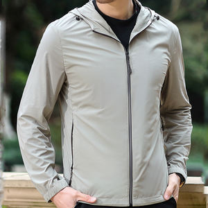 Chaquetas cortavientos acolchadas de invierno de una sola capa al por mayor, impermeables, a prueba de viento, con cremallera frontal, para senderismo al aire libre - Product Image 2