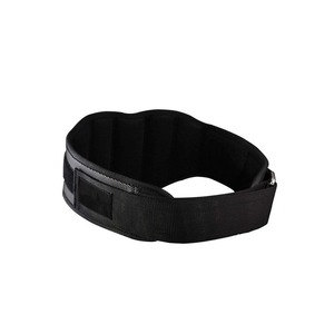 Adjustable Breathable Waist Support <b>Belt</b> for <b>Weight</b> Lifting Strength <b>Training</b> Unisex Hook & Loop Closure Black - Product Image 1