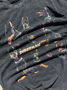 เสื้อยืดขายส่ง เสื้อสตรีทแวร์ลายกราฟิก เสื้อยืดสีดำฟอก เสื้อยืดผ้าคอตตอนหนา - Product Image 2
