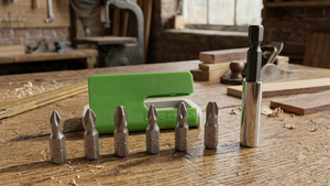 Green Multi-<b>Bit</b> <b>Screwdriver</b> <b>Set</b> Interchangeable Phillips <b>Bits</b> Plastic Handle Sandblasted Finish 25mm 7pcs DIY Tool Kit OEM - Product Image 5
