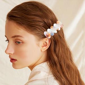 Barrettes à cheveux en forme de fleur, accessoires pour cheveux, accessoires pour barrettes, moule en résine époxy et silicone - Product Image 3