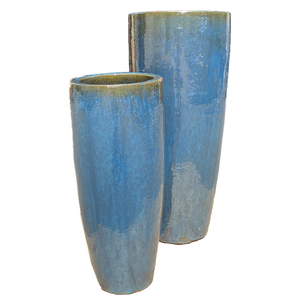 Fournisseur de matériel de jardinage, pots en céramique émaillée écologiques pour la décoration de jardin et de maison, avec impression de logo gratuite - Product Image 1