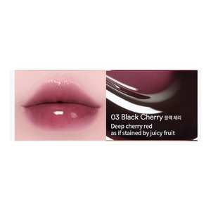 Venta al por mayor solo Juicy Berry Plumping Lip Oil Deep Cherry Red syrup gloss 03 Black Cherry LIP make up Hecho en Corea - Product Image 3