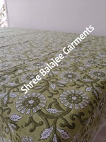 Nappe rectangulaire moderne en pur coton, multi-imprimée, faite à la main, personnalisable, pour mariages champêtres indiens et fêtes en plein air