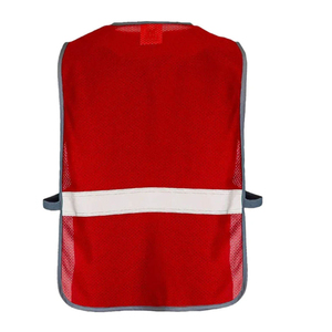 Chaleco de Seguridad Reflectante, Malla Negra con Franja Blanca, Alta Visibilidad, Ropa de Trabajo, Equipo de Tráfico, Chaleco de Seguridad de Alta Calidad - Product Image 6