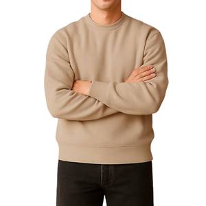 Sudadera de Cuello Redondo Personalizada para Hombre, de Algodón, Transpirable, Resistente, Ropa Urbana, Ropa de Invierno, Proveedor OEM - Product Image 2