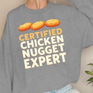 Sudaderas de mujer CERTIFIED CHICKEN NUGGET EXPERT - Product Image 4
