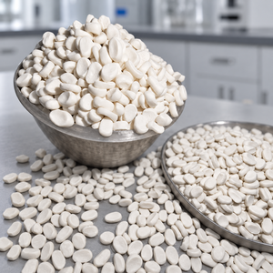 Mejor Precio, Superventas: Carbonato de Calcio en Gránulos (Masterbatch) en Formato Blanco Natural, Materia Prima para Bidones - Product Image 1