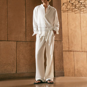Hot Sale Men Co-Ord <b>Set</b> Breathable Summer Casual Solid Fleece High Quality Outdoor Use - Product Image 4
