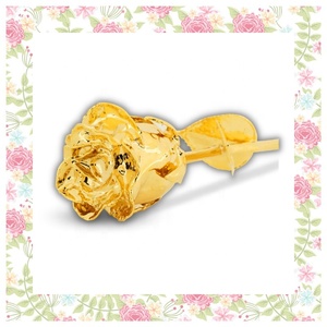Rosa chapada en oro de 24k para San Valentín, jarrón impresionante, 2022 - Product Image 2