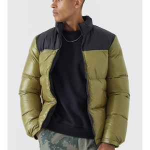 Vestes matelassées légères et chaudes personnalisables pour hommes, col montant, pour usage professionnel - Product Image 1