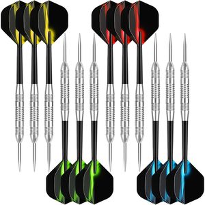 Juego Profesional de 24 Dardos Metálicos, Paquete de 12 Dardos con Punta de Acero para Tablero de Dardos - Product Image 1