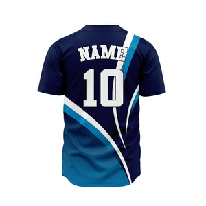 T-shirt pour homme à rayures personnalisées de qualité supérieure, jersey de baseball violet pour garçons - Product Image 4