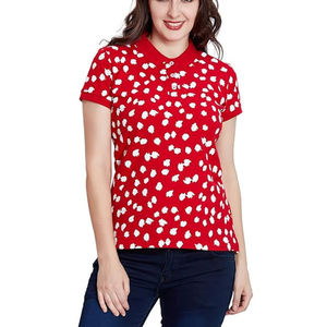 Custom Sublimation <b>Women</b> Polo Shirt For Casual Wear <b>Top</b> Quality <b>Women's</b> Active Wear Short Sleeve Sublimation Polo Shirt - Product Image 3
