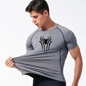 Camiseta de Compresión Unisex Transpirable y Ecológica, Personalizada con Sublimación Completa, Diseño de Araña, OEM - Product Image 4