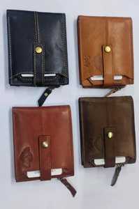 Suede Bifold Wallet With Zipper Coin Pocket Green <b>Card</b> Holder - Product Image 2